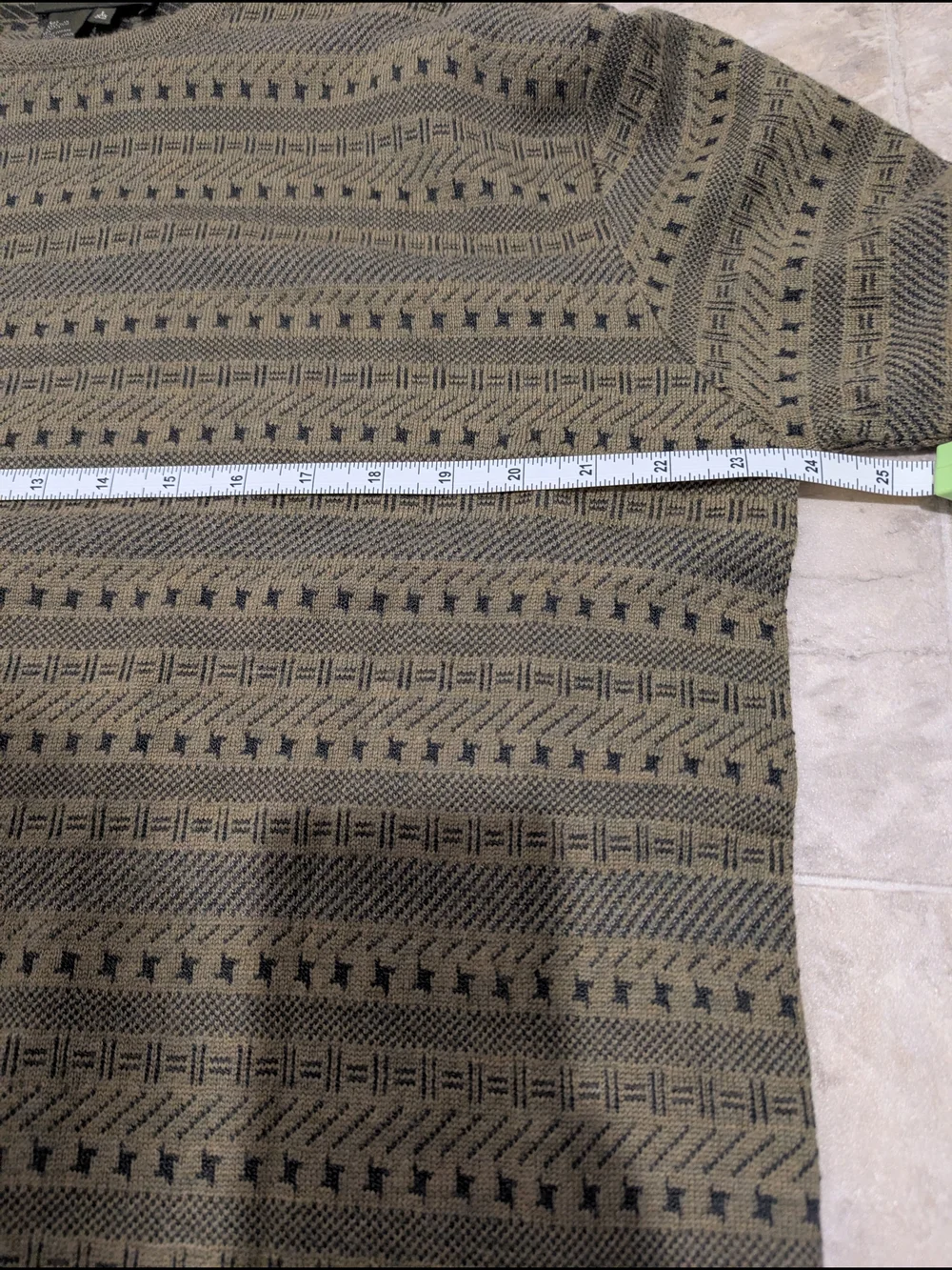 Ermenegildo Zegna Made in Italy Wool Cotton Blend Textured Knit Sweater